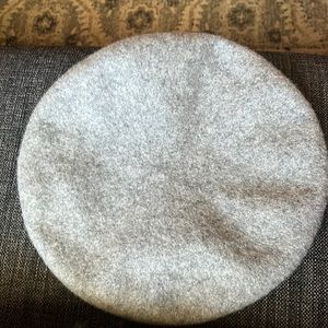 J. Crew Italian Wool Beret Grey NWOT!
